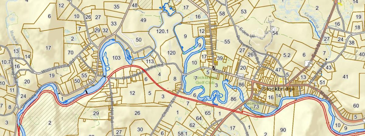 GIS Map of Stockbridge Downtown